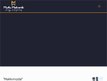 Tablet Screenshot of mutlumakine.com